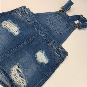 Super cute overall dress